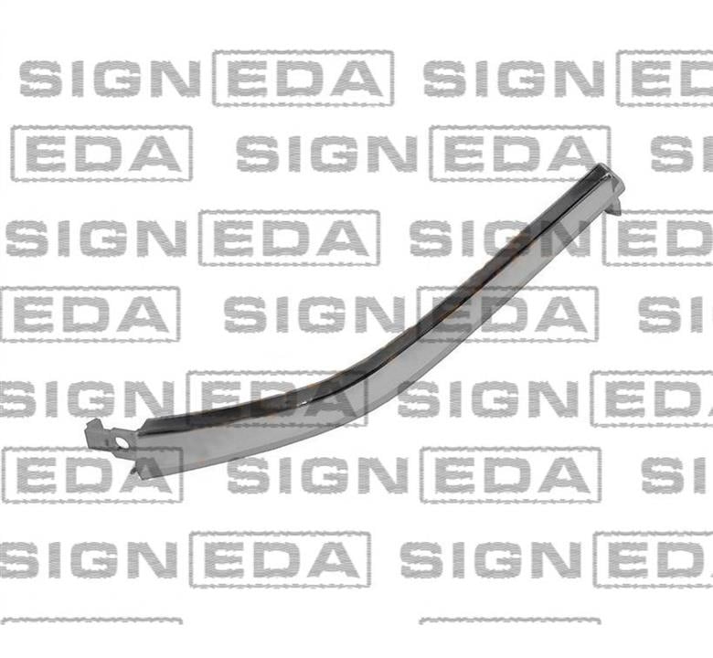 PMB04157MUL Signeda Молдинг бампера переднего левый хромовый