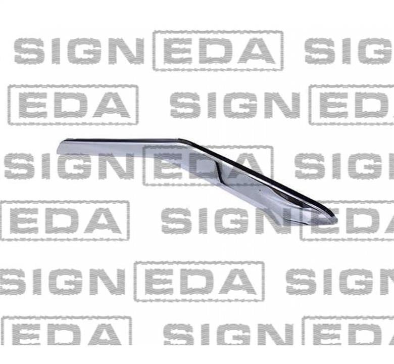 PMB04198MAL Signeda Молдинг бампера переднего левый хромовый