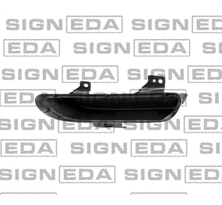 PMZ99121CAL Signeda Решетка бампера переднего (заглушка) левая
