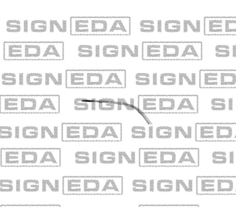 Signeda PMZ99127MAL Накладка решетки левой бампера переднего PMZ99127MAL: Отличная цена - Купить в Украине на EXIST.UA! PMZ99127MAL Signeda Накладка решетки левой бампера переднего