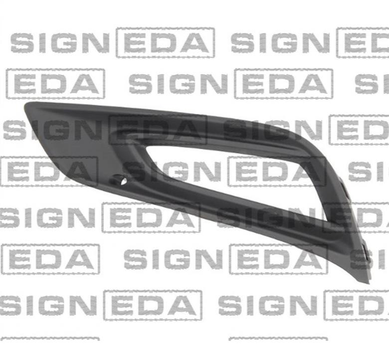 POP99036CAR Signeda Решетка бампера переднего (заглушка) правая