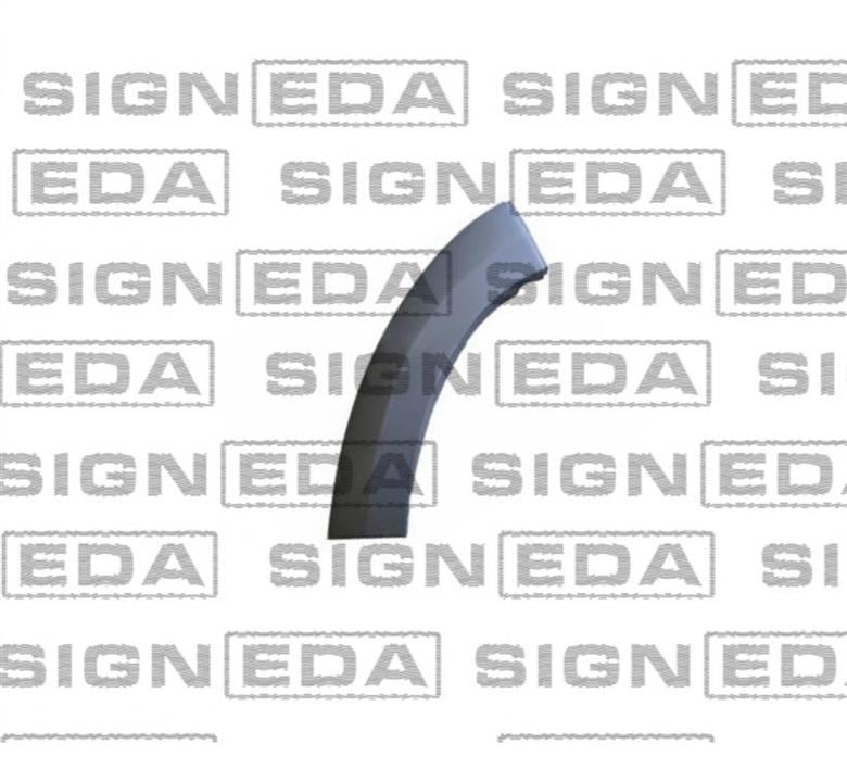 Молдинги, накладки и расширители бампера Фиат: PPG04045MAL Signeda Накладка бампера переднего левая