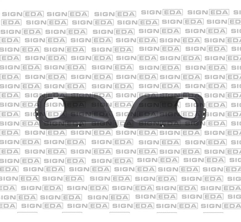 PPG99060CALR Signeda Решетка бампера переднего (заглушка)