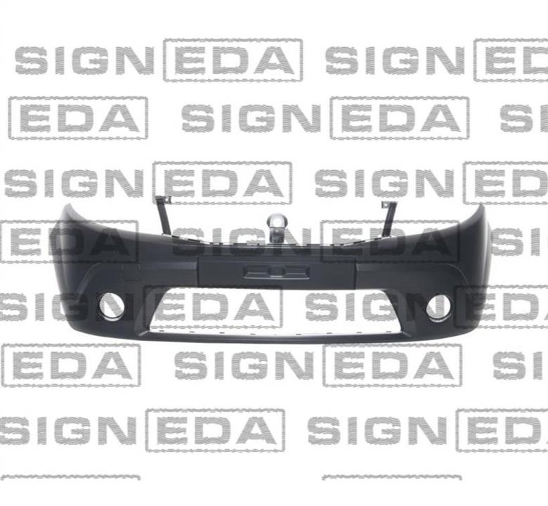 Передній бампер Dacia Sandero (Дачія Сандеро): PRN041188BA Signeda Бампер передній