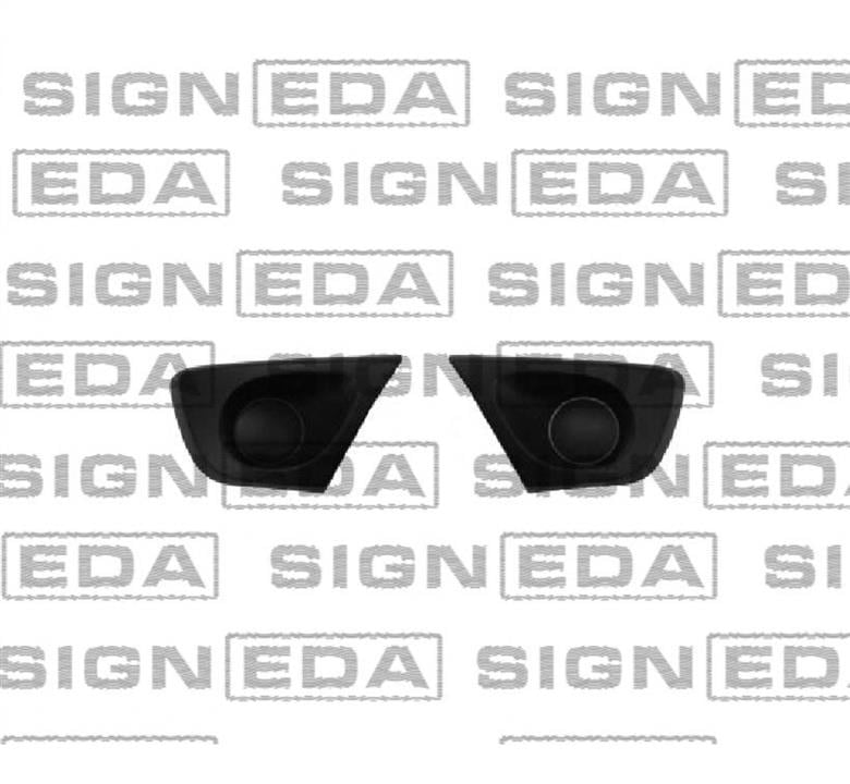 PRN99058AR Signeda Решетка бампера переднего (заглушка) правая