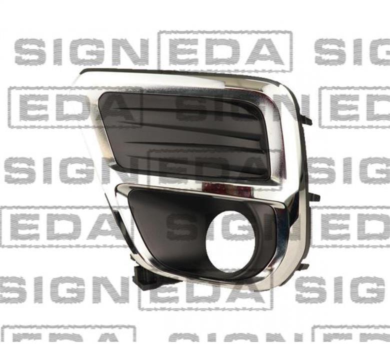 Решітка радіатора Субару: PSB99034CAR Signeda Решітка бампера переднього (заглушка) права