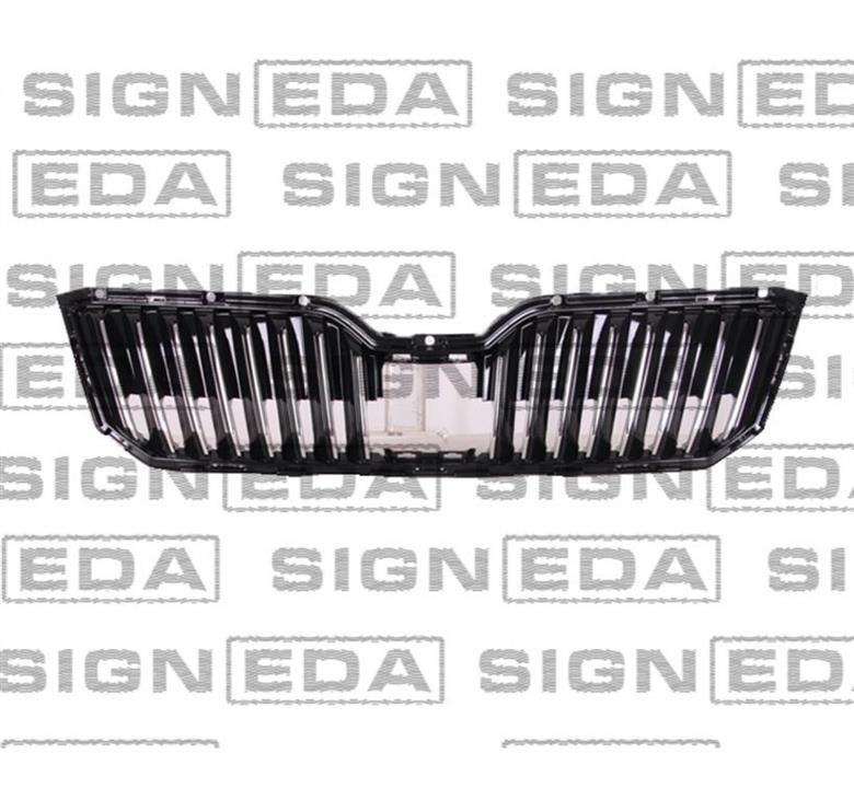 Передняя решетка Skoda Superb (Шкода Суперб): PSD07074GB Signeda Решетка радиатора