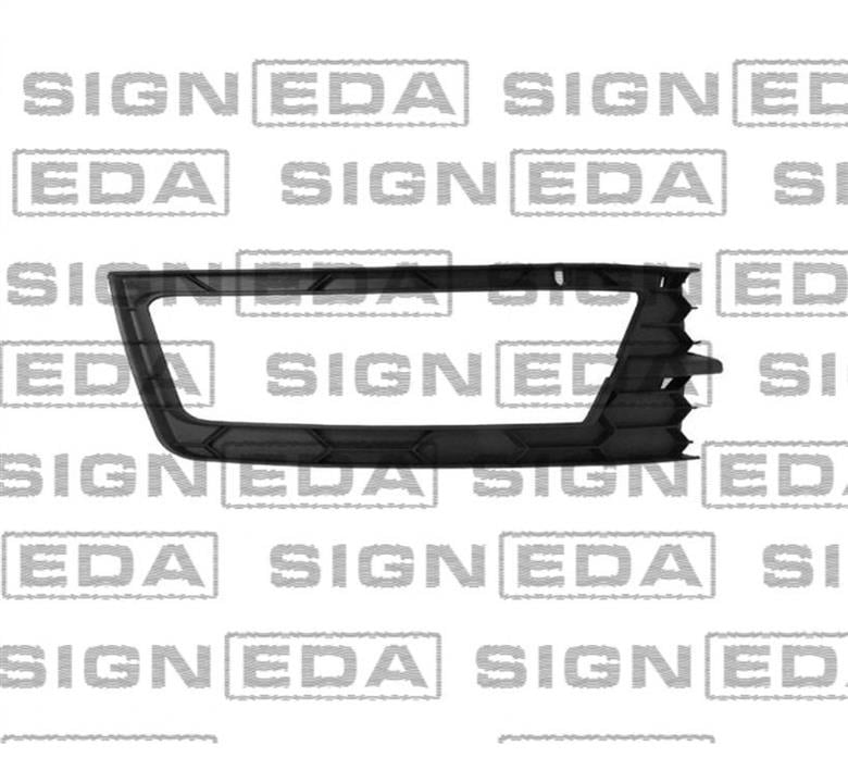 PSD99029CAR Signeda Решетка бампера переднего (заглушка) правая