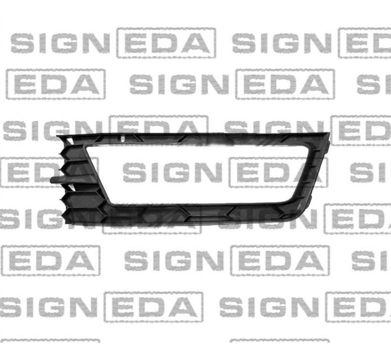 PSD99049CAR Signeda Решетка бампера переднего (заглушка) правая