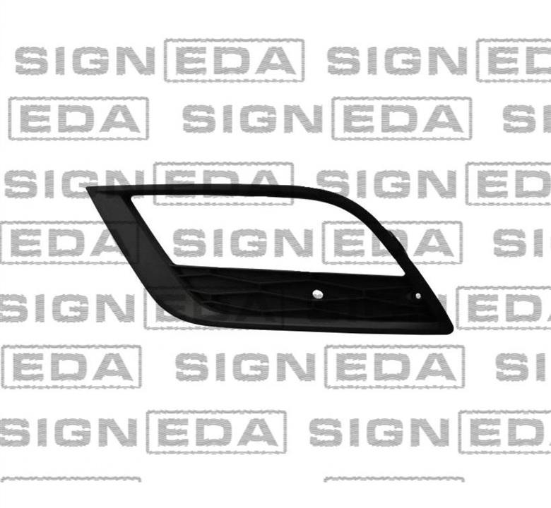 Signeda PST99003CAR Решетка бампера переднего (заглушка) правая PST99003CAR: Отличная цена - Купить в Украине на EXIST.UA! PST99003CAR Signeda Решетка бампера переднего (заглушка) правая