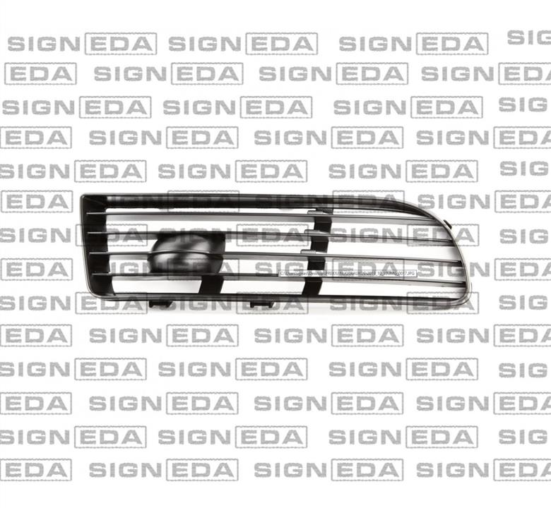 PST99006CAR Signeda Решетка бампера переднего (заглушка) правая