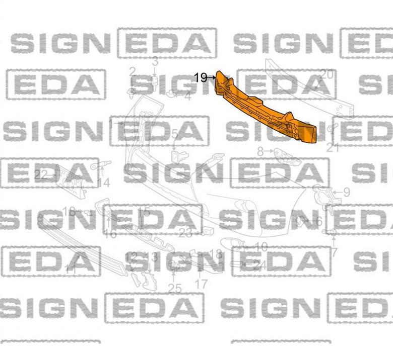 PTY04433EA Signeda Абсорбер бампера