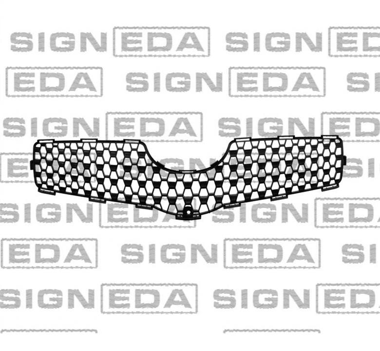 Сетка в бампер Toyota Yaris (Тойота Ярис): PTY07354GA Signeda Решетка радиатора