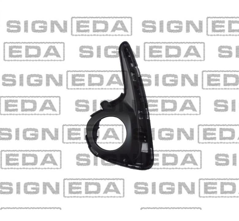 Решетка радиатора Toyota Yaris (Тойота Ярис): PTY99178CAL Signeda Решетка бампера переднего (заглушка) левая