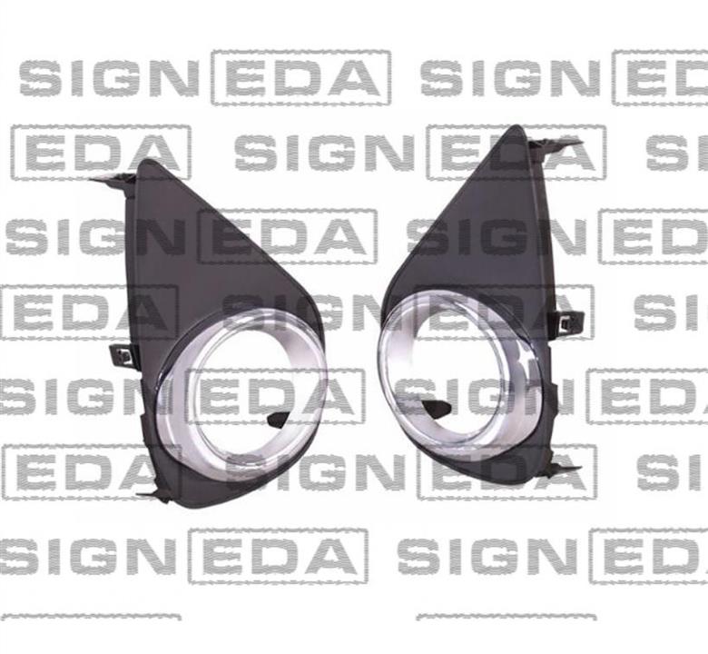 PTY99280CBR Signeda Решітка бампера переднього (заглушка) права