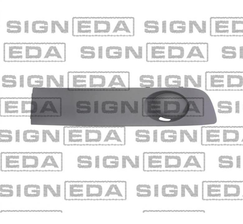 Радіаторна решітка Volkswagen Multivan (Фольксваген Мультиван): PVG99089CAR Signeda Решітка бампера переднього (заглушка) права