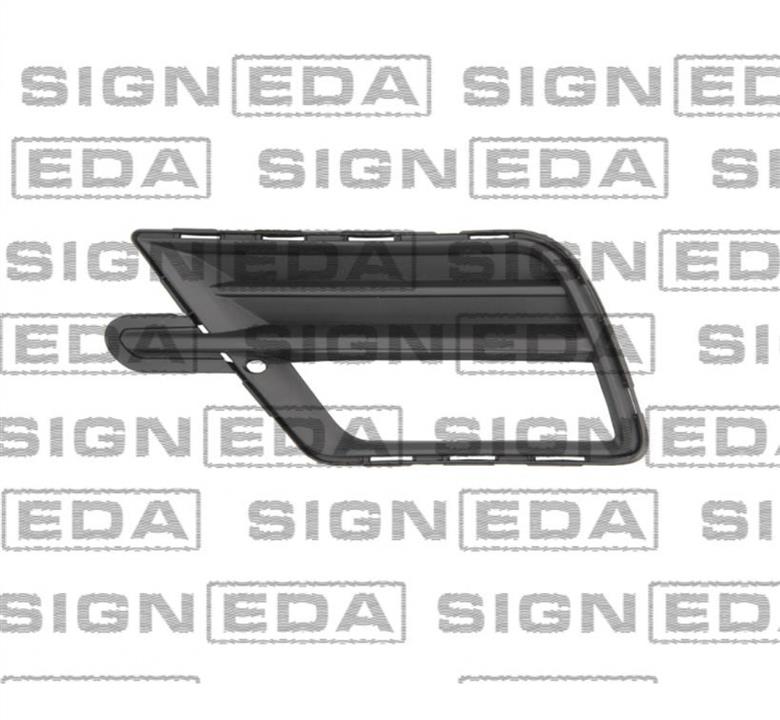 Радіаторна решітка Volkswagen Caddy (Фольксваген Кадді): PVG99136CAL Signeda Решітка бампера переднього (заглушка) ліва