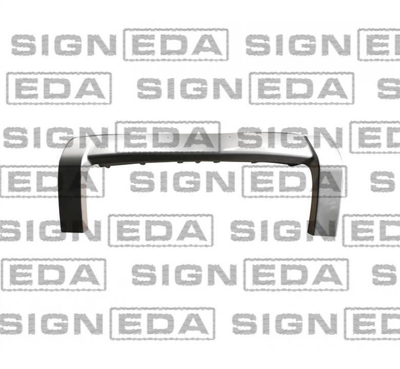 Молдинги, накладки и расширители бампера Вольво: PVV04009MA Signeda Накладка бампера переднего