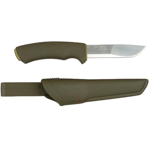 12493 Morakniv Нож Mora Bushcraft Forest нержавеющая сталь резиновая ручка