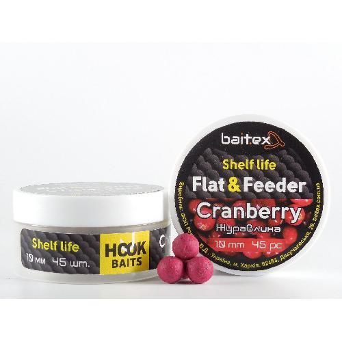 Baitex BTX00022 Бойли Baitex варені Flat & Feeder Сranberry 10 мм (45 шт) BTX00022: Купити в Україні - Добра ціна на EXIST.UA!