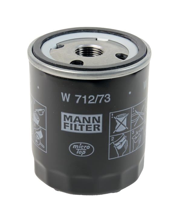 Mann-Filter W 712/73 Фільтр масляний W71273: Купити в Україні - Добра ціна на EXIST.UA!