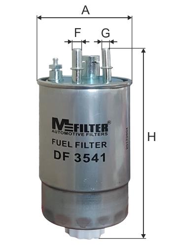 M-Filter DF 3541 Фільтр палива DF3541: Купити в Україні - Добра ціна на EXIST.UA!