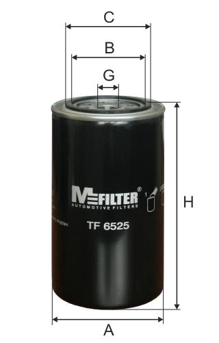 M-Filter TF 6525 Фільтр масляний TF6525: Купити в Україні - Добра ціна на EXIST.UA!
