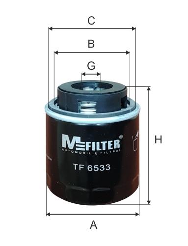M-Filter TF 6533 Фільтр масляний TF6533: Купити в Україні - Добра ціна на EXIST.UA!