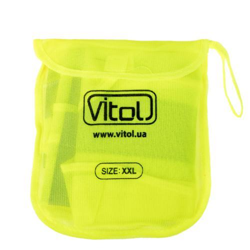 Жилет безпеки світловідбиваючий (yellow) 116 Y XXL (ЖБ009) Vitol ЖБ009