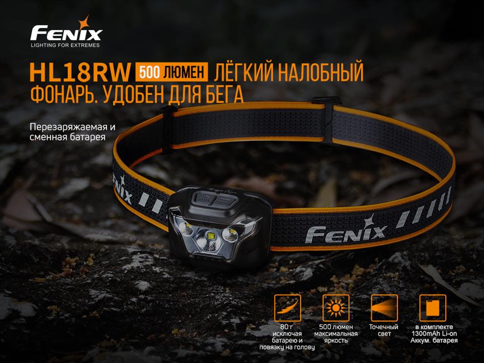 Купити Fenix HL18RW за низькою ціною в Україні!