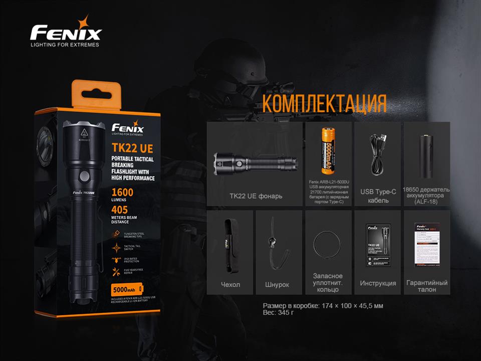 Купити Fenix TK22UE – суперціна на EXIST.UA!