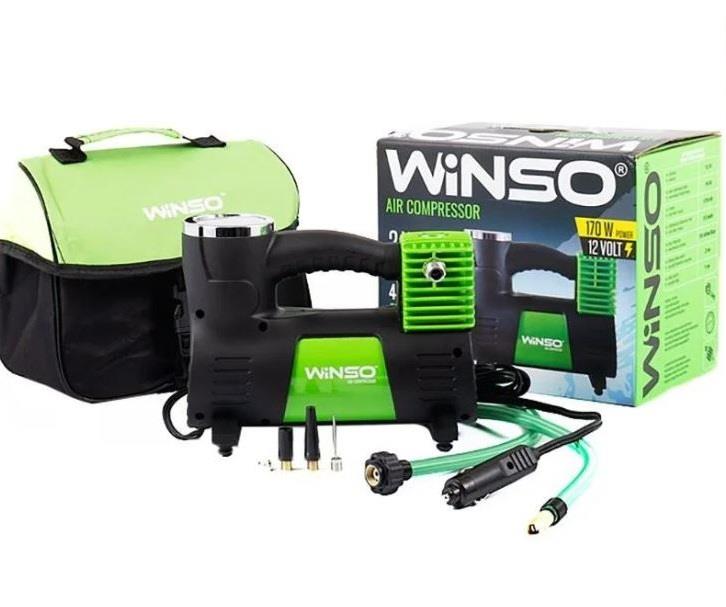 Winso 133000 Компресор автомобільний 10 Атм, 40 л/хв.170Вт,кабель 3 м.,шланг 1 м 133000: Купити в Україні - Добра ціна на EXIST.UA!