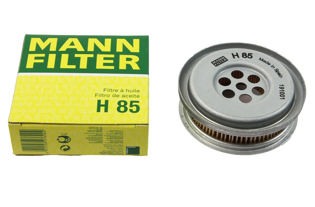 Mann-Filter H 85 Фільтр гідравлічний H85: Купити в Україні - Добра ціна на EXIST.UA!