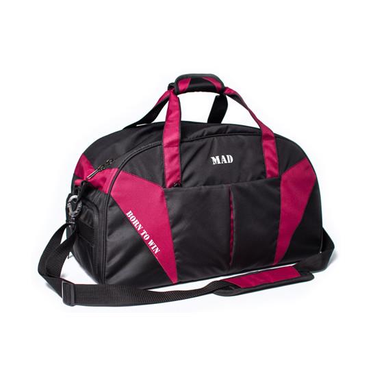 MAD | born to win™ SCP03 Спортивна сумка з кишенею для взуття 42L Cross Porter чорний з бордовим SCP03: Купити в Україні - Добра ціна на EXIST.UA!