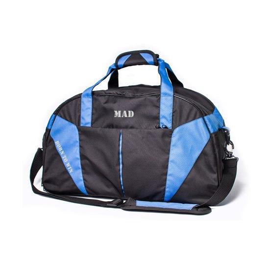 MAD | born to win™ SCP50 Спортивна сумка з кишенею для взуття 42L Cross Porter чорний з синім SCP50: Купити в Україні - Добра ціна на EXIST.UA!