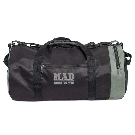MAD | born to win™ S4L8090 Чорно-сіра спортивна сумка - тубус 40L S4L8090: Купити в Україні - Добра ціна на EXIST.UA!
