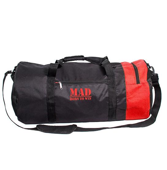 MAD | born to win™ SХХ8001 Велика спортивна сумка-тубус XXL 50L чорно-червона S8001: Купити в Україні - Добра ціна на EXIST.UA!