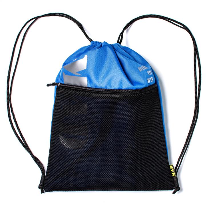 Зручний міський рюкзак-мішок для взуття синього кольору MAD | born to win™ ABP50
