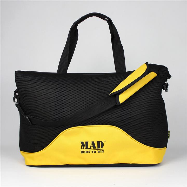 Стильна і сучасна жіноча спортивна сумка для фітнесу LATTICE жовтого кольору MAD | born to win™ SLA8020