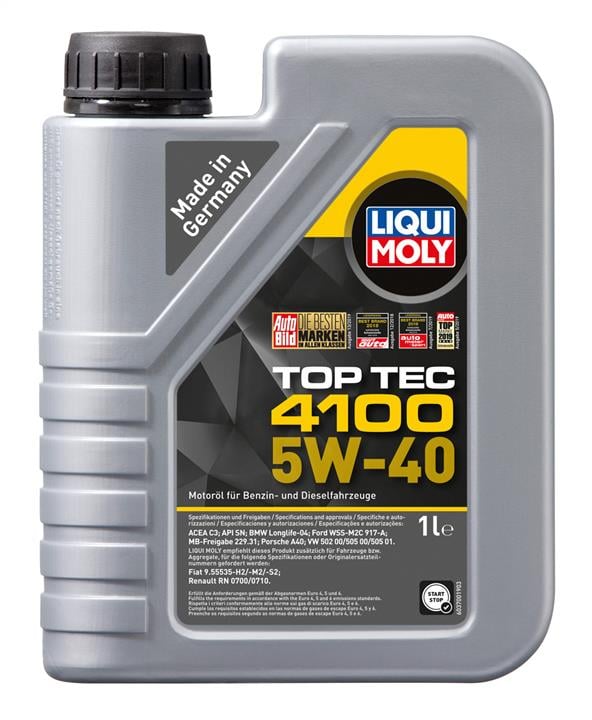 Моторна олива Liqui Moly Top Tec 4100 5W-40, 1л Liqui Moly 7500