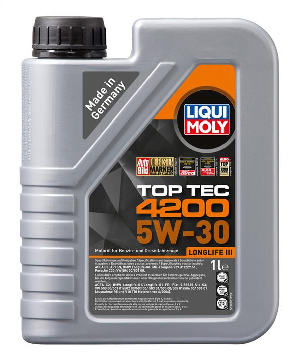 Моторна олива Liqui Moly Top Tec 4200 5W-30, 1л Liqui Moly 7660