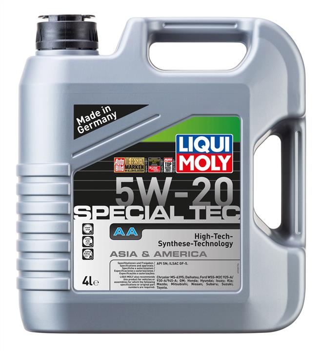 Моторна олива Liqui Moly Special Tec AA 5W-20, 4л Liqui Moly 7621