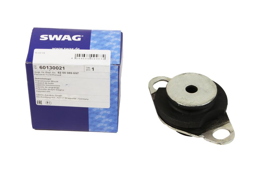 Подушка коробки передач задняя левая SWAG 60 13 0021