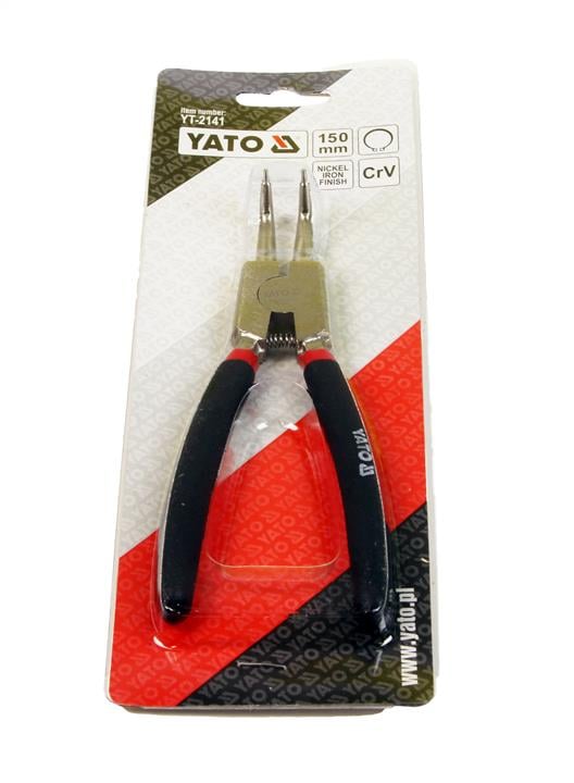 Yato YT-2141 Знімач стопорних кілець загнутий (розжим) 150 мм YT2141: Приваблива ціна - Купити в Україні на EXIST.UA!