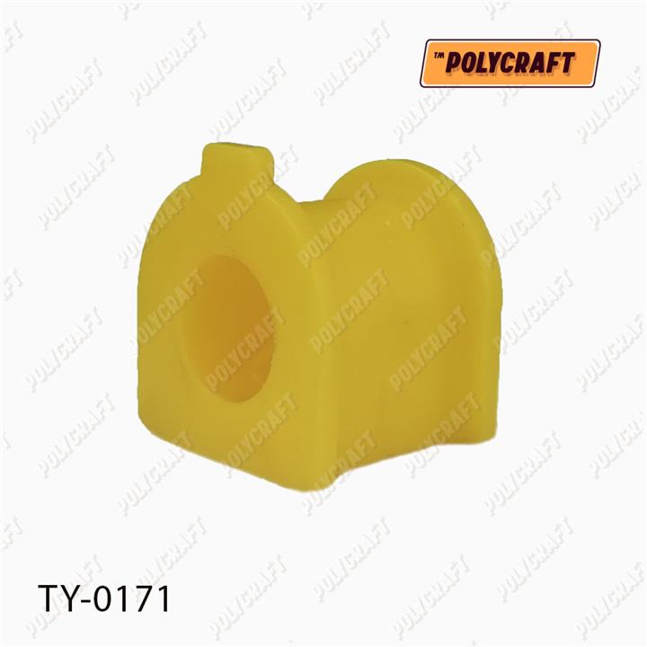 POLYCRAFT TY-0171 Втулка переднего стабилизатора полиуретановая TY0171: Отличная цена - Купить в Украине на EXIST.UA! TY0171 POLYCRAFT Втулка переднего стабилизатора полиуретановая