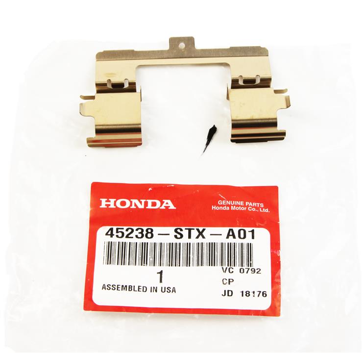 Honda 45238-STX-A01 Ремкомплект супорта гальмівного переднього 45238STXA01: Купити в Україні - Добра ціна на EXIST.UA!