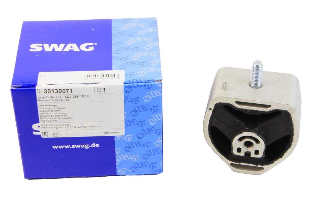 Подушка коробки передач левая SWAG 30 13 0071
