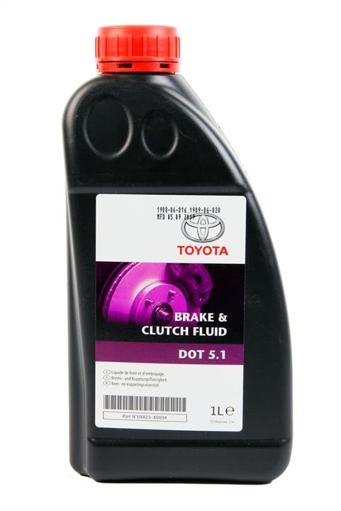 Toyota 08823-80004 Тормозная жидкость DOT 5.1 1 л 0882380004: Купить в Украине - Отличная цена на EXIST.UA!