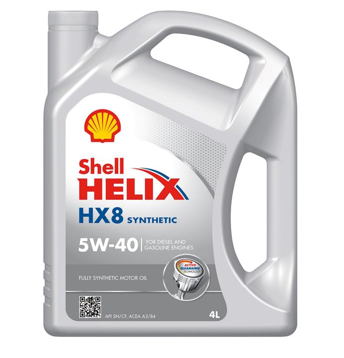 Моторна олива Shell Helix HX8 5W-40, 4л Shell HELIX HX 8 SYNTHETIC 5W-40 4L
