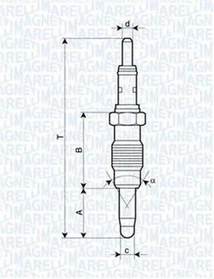 062900011304 Magneti marelli Свеча накаливания